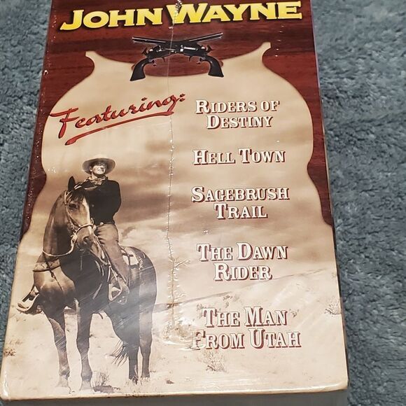VINTAGE Boxed set of John Wayne VHS Factory Sealed - Picture 4 of 4